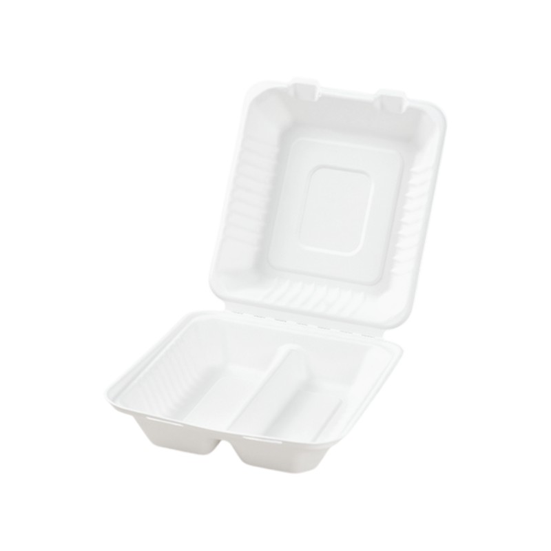 8*8'' Clamshell 2 Compartment