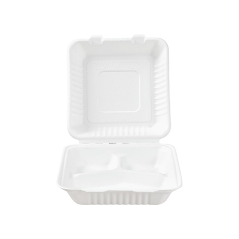 9*9'' Clamshell 3 Compartment