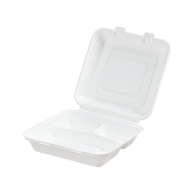 10*10'' Clamshell 3 Compartment