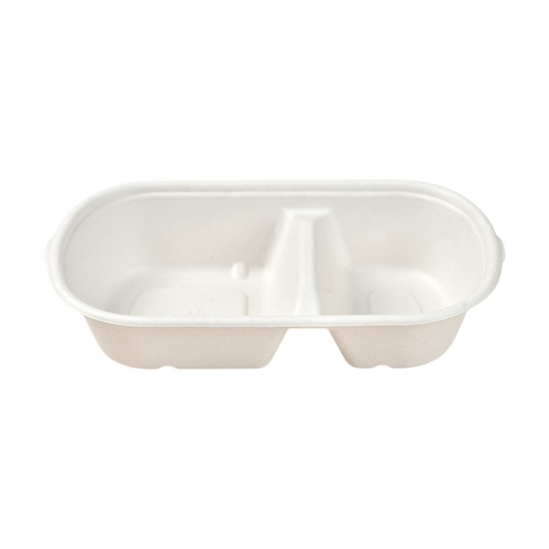 HRC Series 1000ml Rectangular Container 2 Compartment