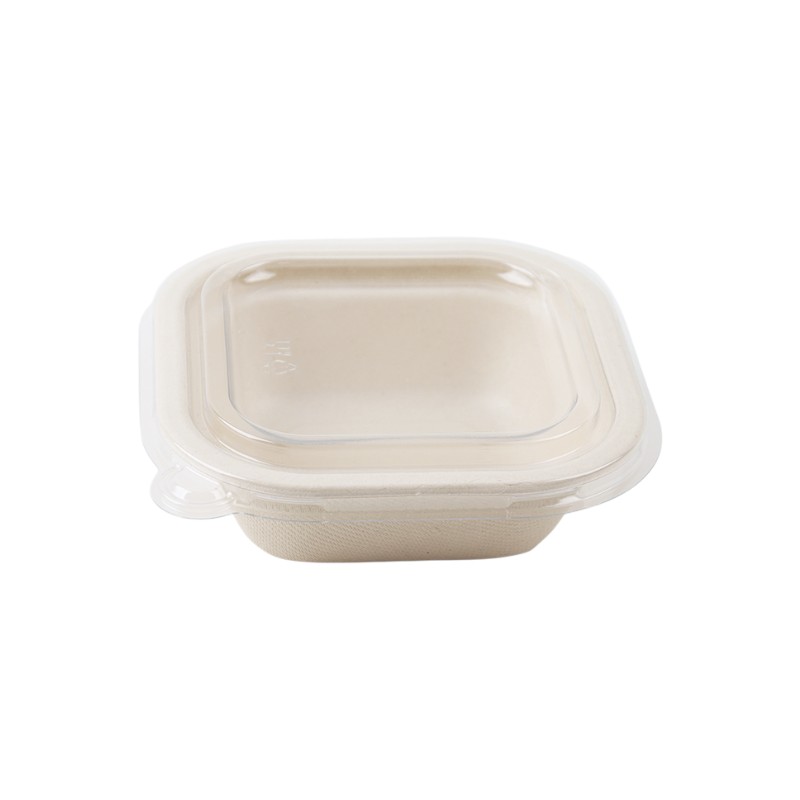 PET Lid For 280ml Square Box