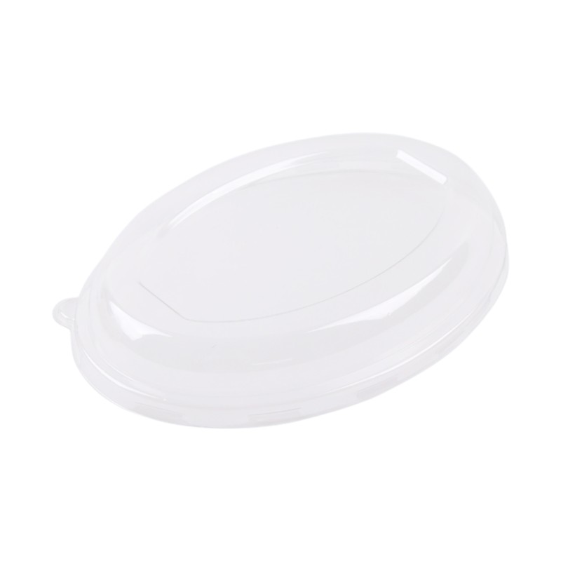 PET Lid For 26oz Oval Bowl
